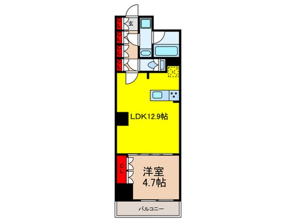 ﾋﾞｴﾗｺｰﾄ日本橋久松町の物件間取画像